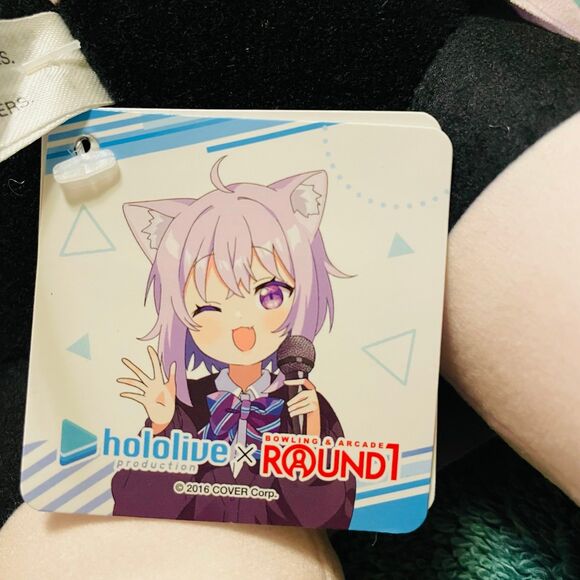 Hololive X Round 1 Collab Exclusive Nekomata Okayu 5.9” Plush NWT Limited Editio - Picture 6 of 6